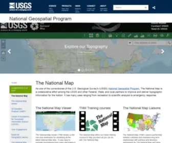 Nationalmap.gov(The National Map) Screenshot