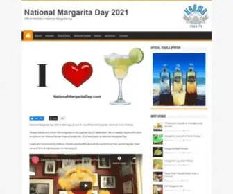 Nationalmargaritaday.com(National Margarita Day) Screenshot