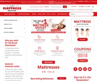 Nationalmattress.ca(The #1 mattress outlet) Screenshot