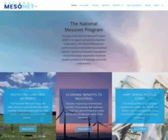 Nationalmesonet.us(National Mesonet Program Home) Screenshot