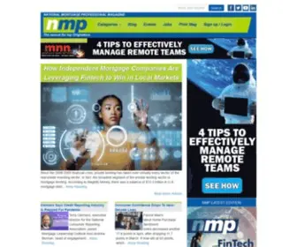 Nationalmortgageprofessional.com(National Mortgage Professional Magazine) Screenshot
