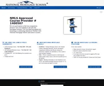 Nationalmortgageschool.com(We offer mortgage loan originators pre) Screenshot