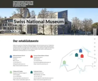 Nationalmuseum.ch(Nationalmuseum Schweiz) Screenshot
