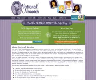 Nationalnannies.com(National Nannies) Screenshot