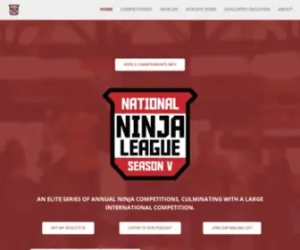 Nationalninja.com(NATIONAL NINJA LEAGUE) Screenshot