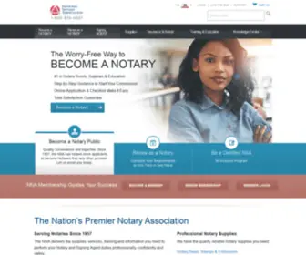 Nationalnotaryassociation.edu(National Notary Association) Screenshot