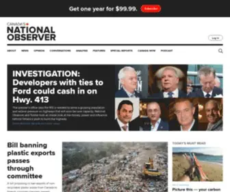 Nationalobserver.com(Canada's National Observer) Screenshot