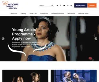 Nationaloperastudio.org.uk(The National Opera Studio) Screenshot