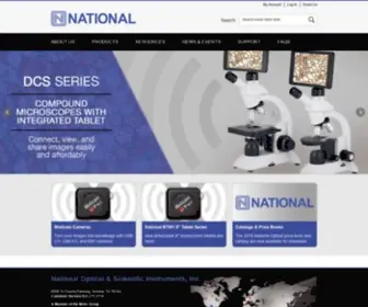 Nationaloptical.com(Microscopes and Science Lab Supplies) Screenshot
