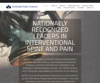 Nationalpain.com(National Pain Centers®National Pain Centers) Screenshot