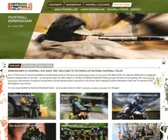 Nationalpaintballfields.com(National Paintball Fields) Screenshot