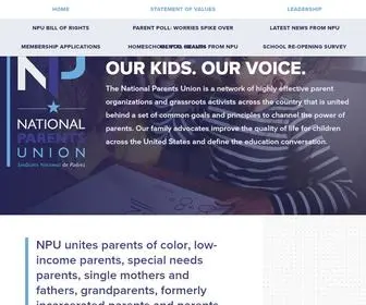 Nationalparentsunion.org(The National Parents Union) Screenshot