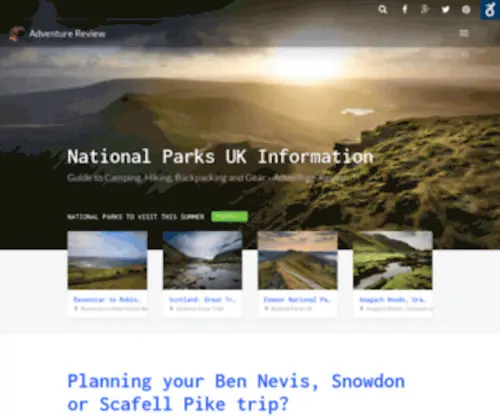 Nationalparkuk.com(Adventure Review) Screenshot