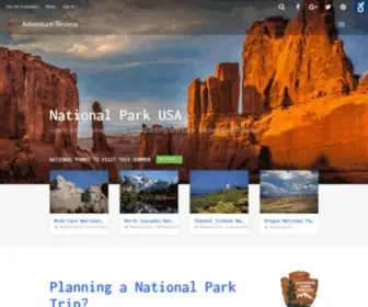 Nationalparkusa.com(Adventure Review USA) Screenshot
