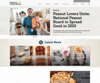 Nationalpeanutboard.org(National Peanut Board) Screenshot