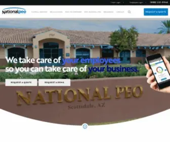 Nationalpeo.com(Your HR Consulting and Payroll Company) Screenshot