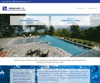 Nationalpools.com(National Pools of Roanoke) Screenshot