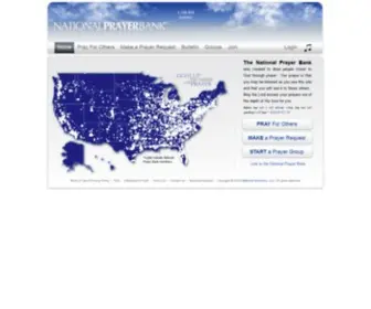 Nationalprayerbank.com(Post prayer requests) Screenshot
