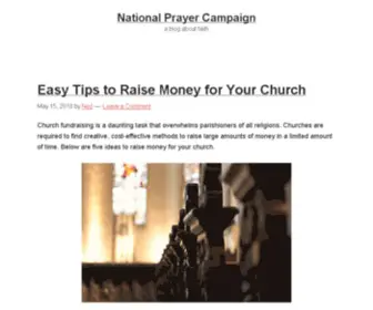 Nationalprayercampaign.org(National Prayer Campaign) Screenshot