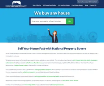 Nationalpropertybuyers.co.uk(Property Buyers) Screenshot