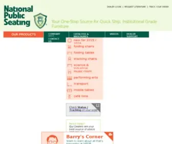 Nationalpublicseating.com(National Public Seating) Screenshot
