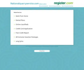 Nationalquarryservice.com(Nationalquarryservice) Screenshot