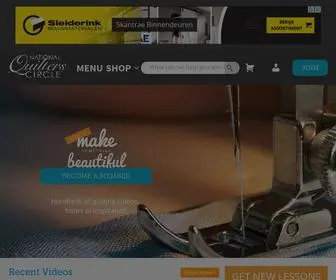 Nationalquilterscircle.com(Online Quilting Videos) Screenshot