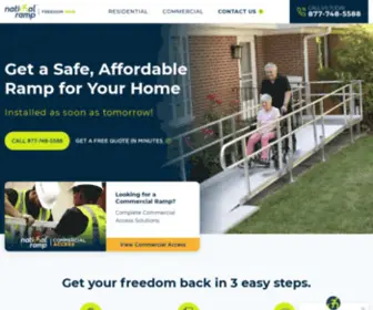 Nationalramp.com(Wheelchair Ramps) Screenshot