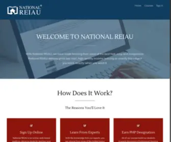 Nationalreiau.com(Learn from the Real Estate Investing Experts) Screenshot