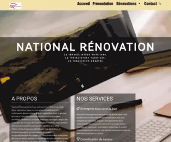 Nationalrenovation.fr(National Renovation) Screenshot