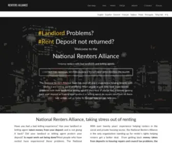 Nationalrentersalliance.co.uk(National Renters Alliance) Screenshot