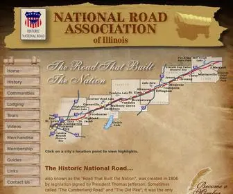 Nationalroad.org(The National Road in Illinois) Screenshot