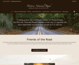 Nationalroadpa.org(Pennsylvania's Historic National Road) Screenshot