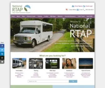Nationalrtap.org(National Rural Transit Assistance Program) Screenshot
