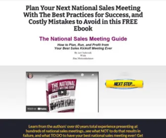 Nationalsalesmeeting.com(National Sales Meeting Guide) Screenshot