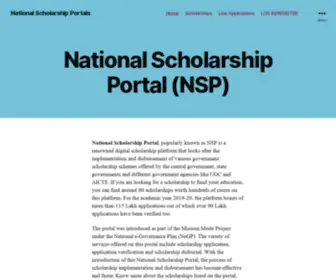 Nationalscholarshipportals.com(Nationalscholarshipportals) Screenshot