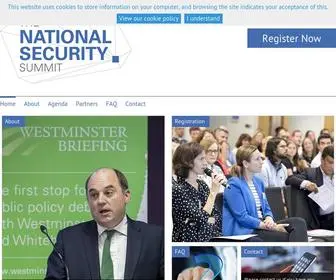 Nationalsecuritysummit.co.uk(The National Security Summit 2020) Screenshot