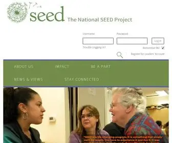 Nationalseedproject.org(National SEED Project) Screenshot