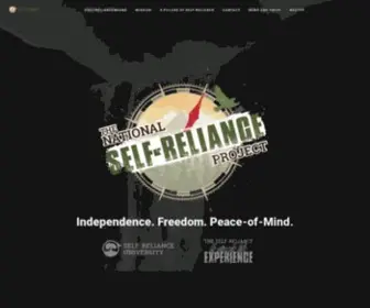 Nationalselfrelianceproject.com(Self Reliance University & Expo) Screenshot