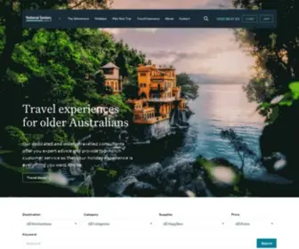Nationalseniorstravel.com.au(National Seniors Travel) Screenshot