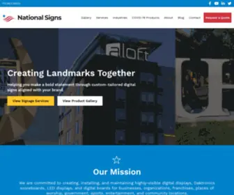 Nationalsigns.com(National Signs) Screenshot