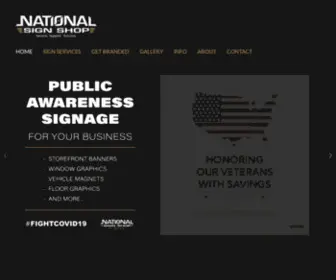 Nationalsignshop.com(National Sign Shop) Screenshot