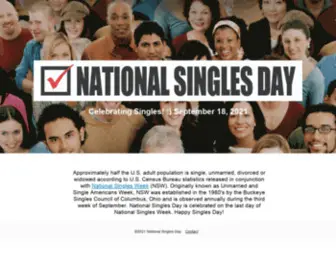 Nationalsinglesday.us(National Singles Day) Screenshot