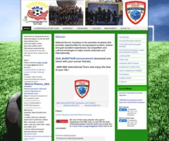 Nationalsocceracademy.com(NSA Tournament Teams) Screenshot