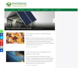 Nationalsolarproject.org(Helping Home Owners Make Better Decisions regarding residential Home Solar Panel Buying Decisions) Screenshot