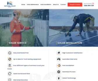 Nationalsolarservices.com.au(Best Solar Panel Installation and Maintenance Company) Screenshot