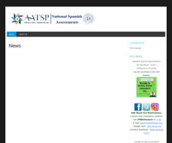 Nationalspanishassessment.org(News) Screenshot