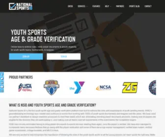 Nationalsportsid.com(National Sports ID) Screenshot