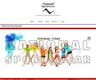 Nationalsportswear.com(National Sportswear ® Official Site) Screenshot