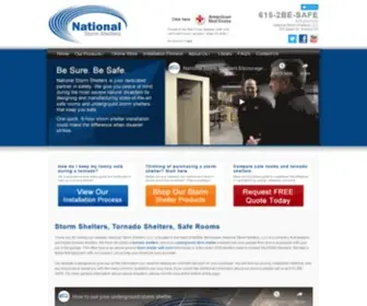 Nationalstormshelter.com(National Storm Shelters LLC) Screenshot